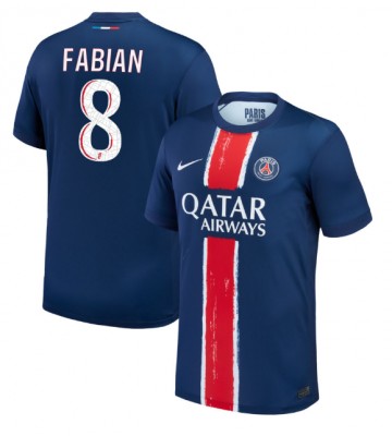 Paris Saint-Germain Fabian Ruiz #8 Hemmatröja 2024-25 Kortärmad